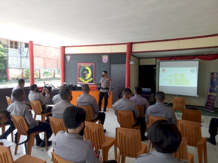 25 Anggota Detasemen Gegana Satbrimobda NTT Ikut Asistensi Teknisi Sat KBR Korps Brimob Polri