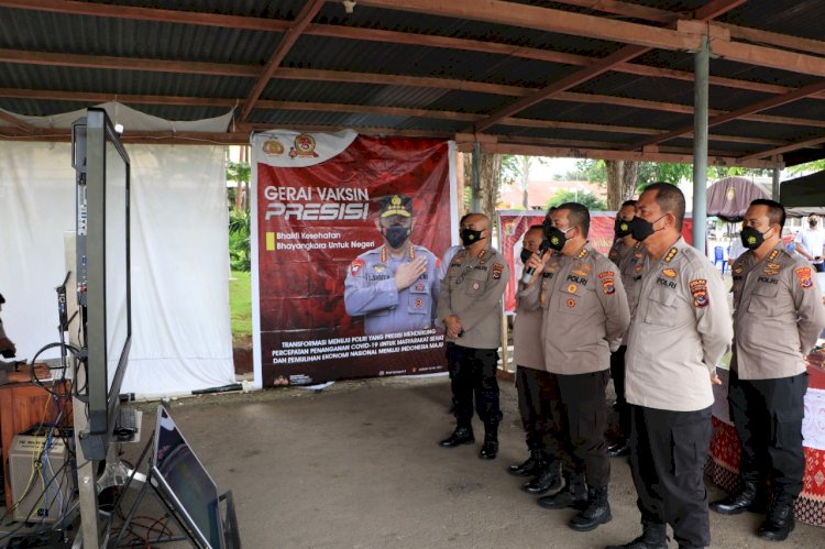 Cek Pelaksanaan Vaksin Polres jajaran, Irwasda Polda NTT Minta Tingkatkan Kerja Sama guna Pencapaian Target