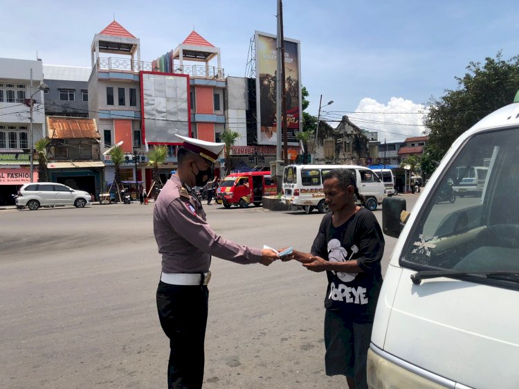 Operasi Keselamatan Turangga, Ditlantas Polda NTT Beri Teguran Humanis kepada Pelanggar