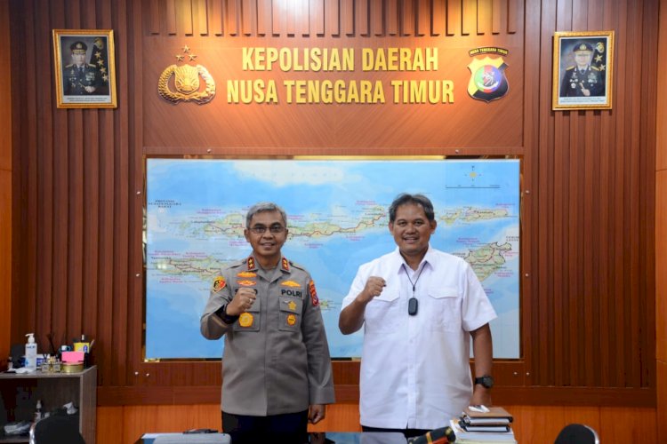 Kapolda NTT Terima Kunjungan Silaturahmi Sekaligus Pamit dari Kepala BNNP NTT