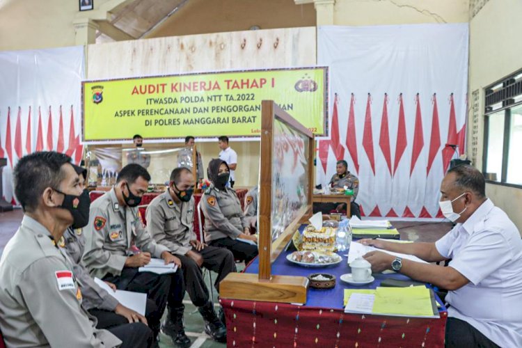 Tim Irwasda Polda NTT gelar Wasrik Tahap I di Polres Manggarai Barat