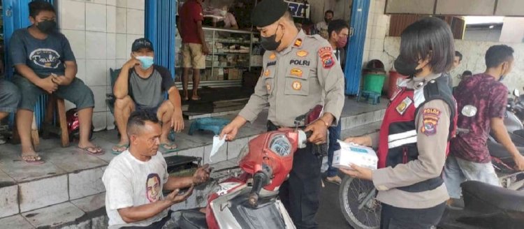 Satgas Kepatuhan Prokes OAN Turangga 2022, Patroli Hari Minggu Beri Edukasi dan Bagi-Bagi Masker