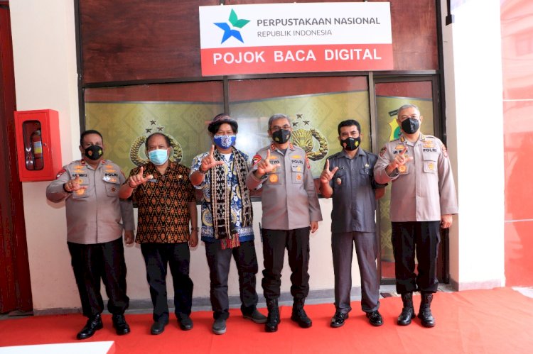 Kunjungan Duta Baca Indonesia di Pocadi Polda NTT, Kapolda Harap Minat Baca Menjadi Lebih Baik