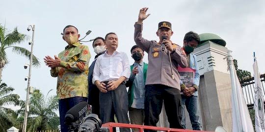 BEM SI SEBUT AKSINYA DAMAI DAN ASPIRASI TERSAMPAIKAN DENGAN BAIK