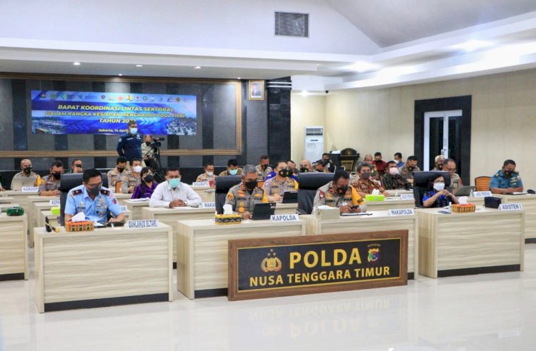 Kesiapan Pengamanan Idul Fitri 1443 H Tahun 2022, Polda NTT Gelar Rakor Lintas Sektoral Bidang Operasional