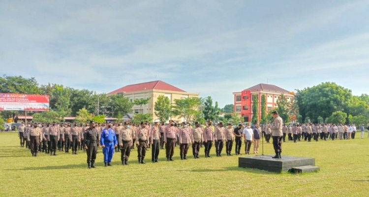 Apel Kesiapan, Karoops Polda NTT Minta Anggota Ops Ketupat Turangga 2022 Kenali Setiap Potensi Kerawanan