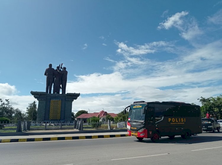 Subsatgas Brimob Ops Ketupat Turangga 2022 Terus Tingkatkan Patroli di Sekitar Kota Kupang