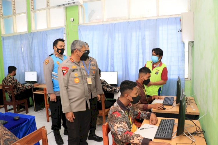 Pastikan Sistem Ujian Bersih dan Transparan, Kapolda Pantau Langsung Tes Psikologi Bintara Polri