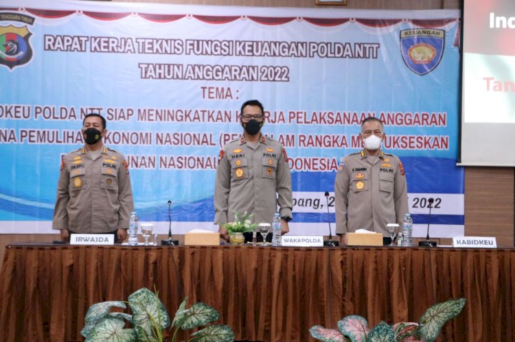 Wujudkan Pengelolaan Keuangan yang Profesional, Transparan dan Akuntabel, Bidkeu Polda NTT Gelar Rekernis