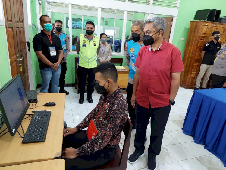 Beri Motivasi, Kapolda NTT Pantau Langsung Pelaksanaan Tes Psikologi Casis Akpol