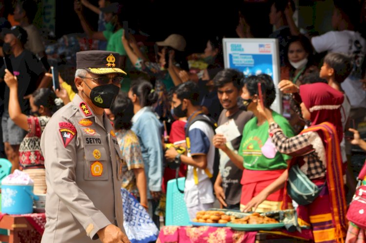 Kapolda NTT Pimpin Langsung Pengamanan Kunjungan Presiden RI di Sumba Timur