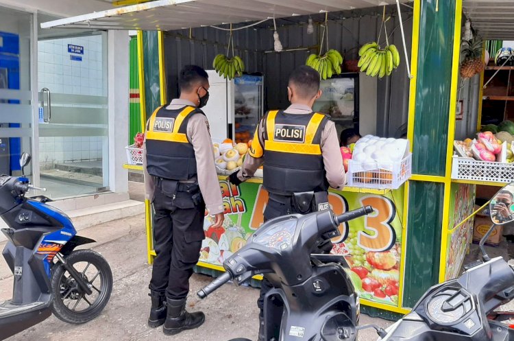 Cegah Gangguan Kamtibmas, Personel Turjawali Ditsamapta Polda NTT Intensifkan Patroli Dialogis