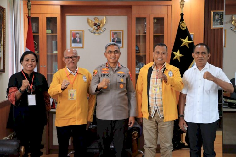 Audience dengan Majelis Sinode GMIT, Kapolda NTT Meminta Sama-Sama Jaga Keamanan dan Kerukunan di NTT