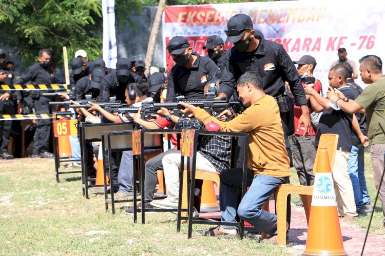 Dekatkan Hubungan Emosional Antara Polri dan Insan Pers, Polda NTT Gelar Lomba Menembak Meriahkan Hari Bhayangkara ke-76