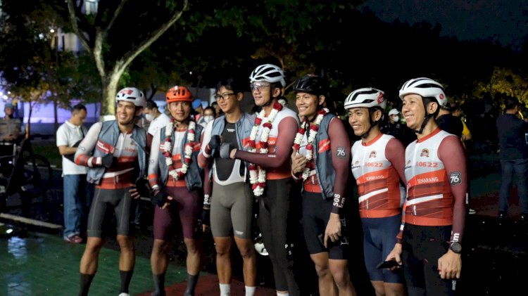 Pecahkan Rekor MURI, Gowes Presisi Nusantara Tempuh Jarak 508 Km Kurang Dari 24 Jam