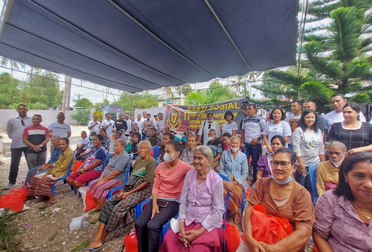 Dalam Rangka Anniversary 17, Angkatan 26 Polda NTT Gelar Baksos dan Family Gathering di Kupang Barat