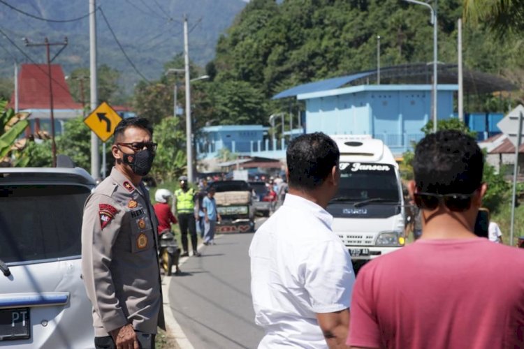 Wakapolda NTT Pantau Langsung Pengamanan Rangkaian Kunker Hari Kedua Presiden RI di Mabar