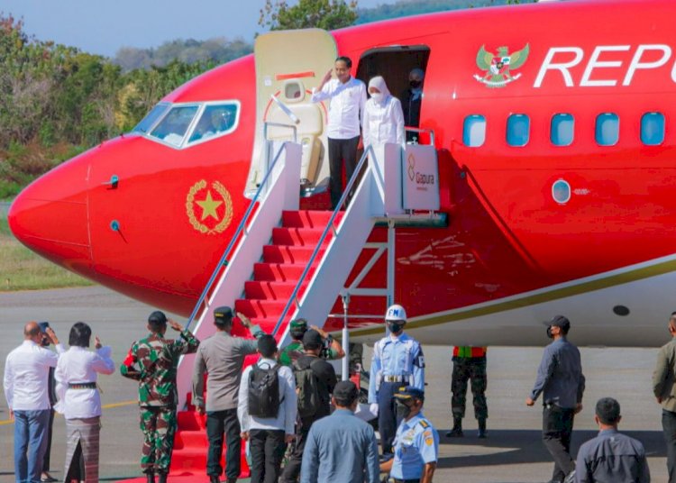 Wakapolda NTT bersama Forkopimda Lepas Keberangkatan Presiden RI Kembali ke Jakarta