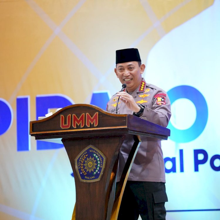 Kapolri Tekankan Pentingnya Jaga Persatuan-Kesatuan Bangsa Dihadapan Angkatan Muda Muhammadiyah 