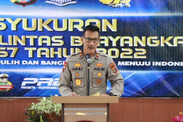 Hadiri Peringatan HUT Polantas ke 67, Wakapolda NTT Minta Anggota Profesional dan Ikhlas dalam Memberikan pelayanan kepada Masyarakat