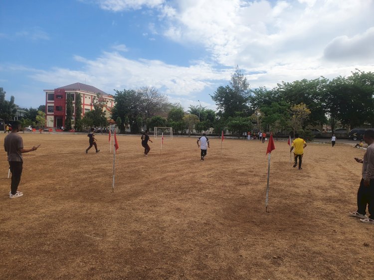 Hari Terakhir, Lima Satker Polda NTT Asah Kemampuan Fisik Dengan Ikut TKJ Semester II Tahun 2022