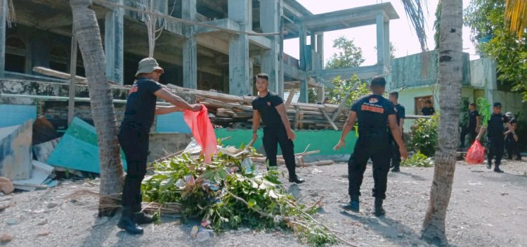 Kegiatan Bakti Sosial Satbrimob NTT  dalam Rangka Memperingati Maulid Nabi Muhammad SAW 1444 H/ 2022