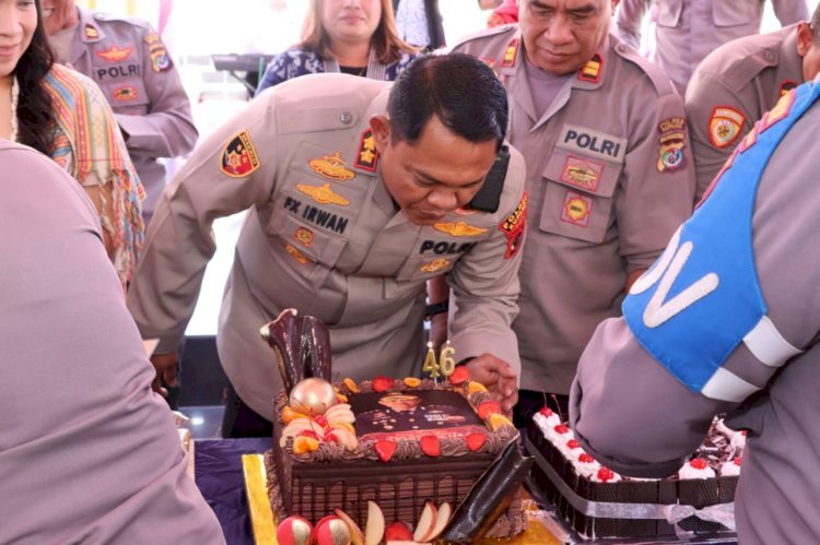 Kehangatan Dalam Syukuran Hari Bhayangkara ke-76 dan Ulang Tahun Kapolres Kupang