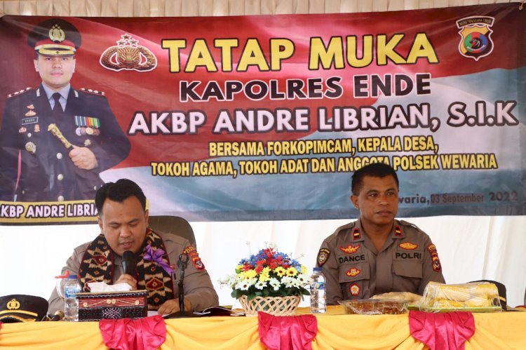 Kapolres Ende Bersama Rombongan Kembali Melakukan Kunjungan Kerja ke Polsek Jajaran