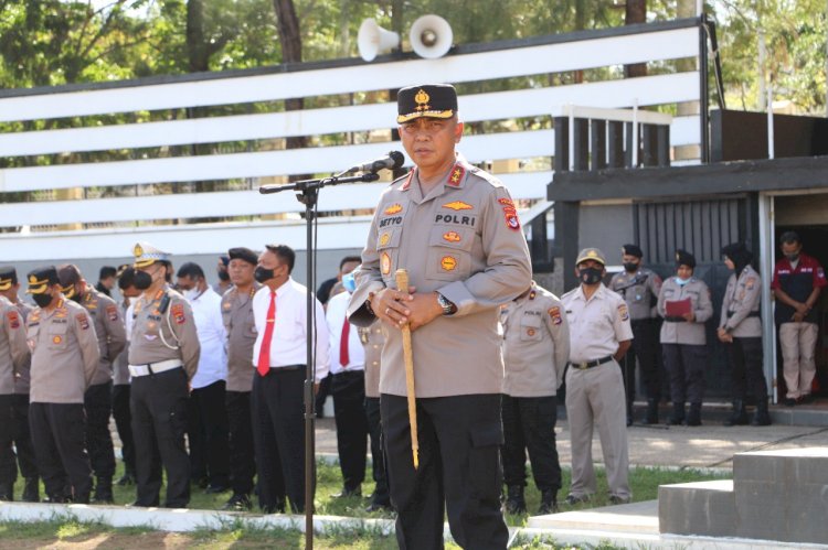 Pimpin Apel Pagi, Kapolda NTT Sampaikan 5 Hal Penting Arahan Presiden RI kepada Anggota