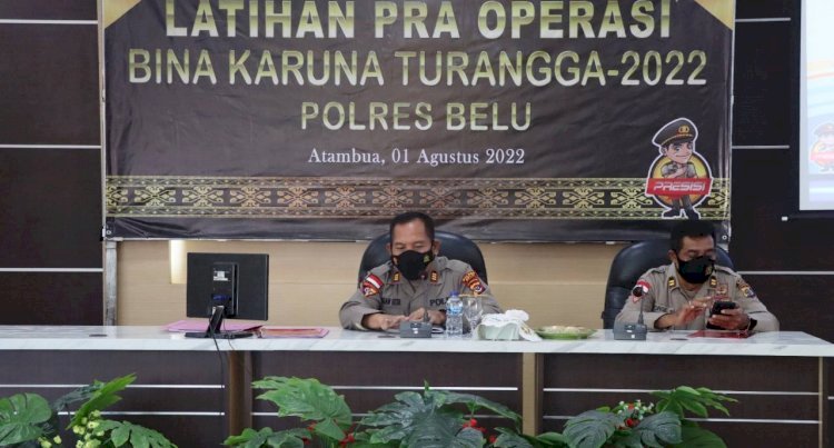 Cegah Kebakaran Hutan dan Lahan, Polres Belu Gelar Operasi Bina Karuna Turangga 2022