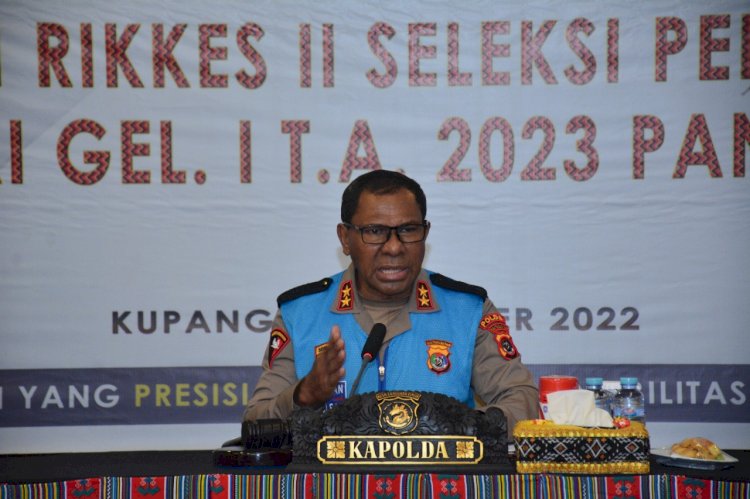 114 Casis Tamtama Lulus Rikkes II, Kapolda NTT Minta Orang Tua dan Peserta Jangan Percaya Calo