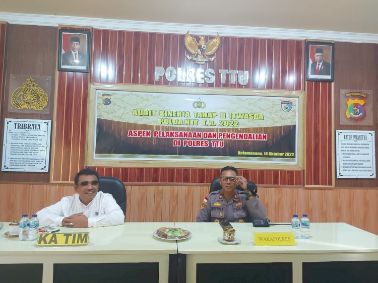 Itwasda Polda NTT Gelar Audit Kinerja Tahap II di Polres TTU