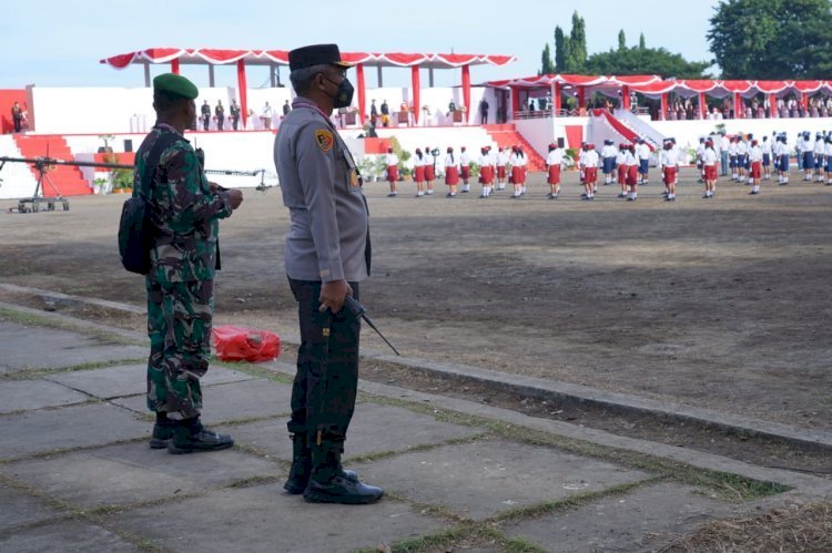 Kapolda NTT Pantau Langsung Pengamanan Upacara Peringatan Hari Lahir Pancasila di Kabupaten Ende