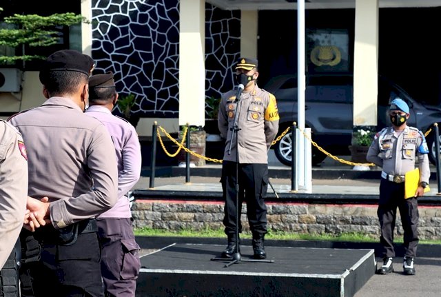 Apel Pagi, Kapolres Flotim Tekankan Ini Kepada Personelnya