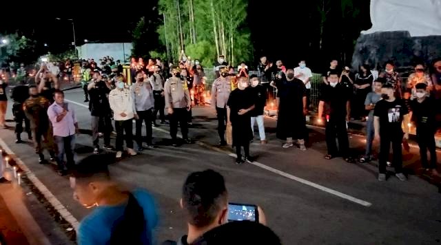 Polres Flotim Laksanakan PAM Jumat Agung, Imbau Tetap Terapkan Prokes