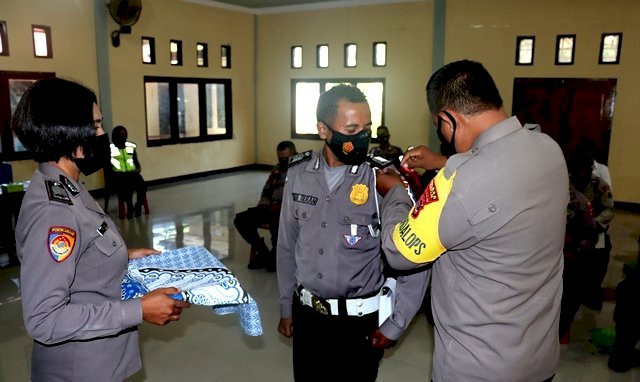 Jelang Idul Fitri 1443h, Polres Flotim Gelar Lat Pra Ops Ketupat