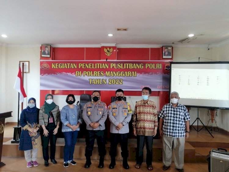 Penelitian Puslitbang Polri Di Wiliyah Hukum Polres Manggarai