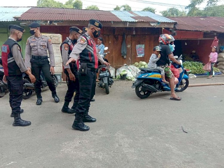 Pastikan Kamtibmas Aman Samapta Polres Manggarai Laksanakan Patroli Dialogis