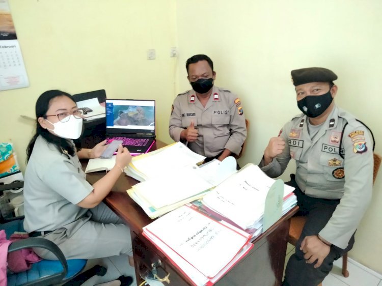 Satuan Pamobvit Polres Mabar Lakukan Giat Koordinasi dengan 3 Lembaga Negara di Wilayah Kabupaten Mabar