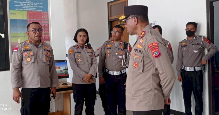 Cek Satpas SIM dan Sarana Prasarana Polres Manggarai Barat, Ini yang diharapkan Kapolda NTT