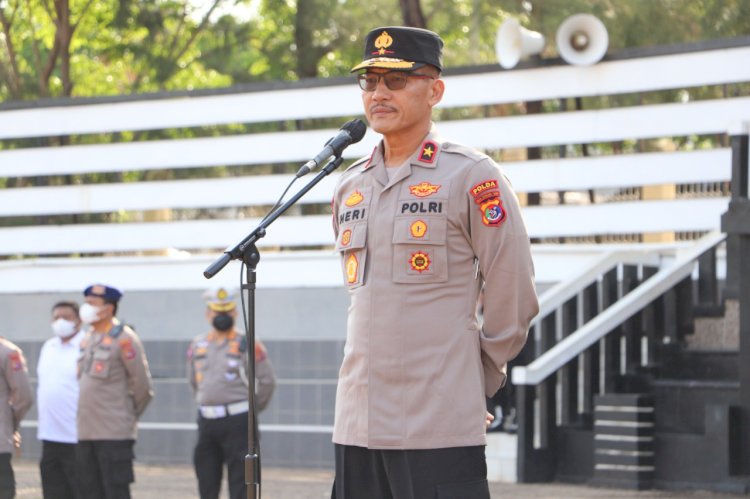 Pimpin Apel Gabungan, Wakapolda NTT Ucapkan Terimakasih Kepada Anggota Atas Pelaksanaan Tugas