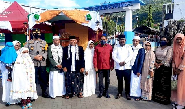 Kapolres Flotim Pimpin Pengamanan Sholat Idul Fitri 1443 H