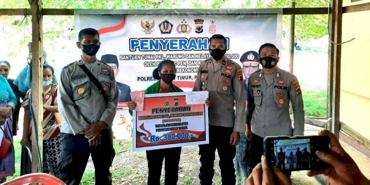 Percepatan Penyaluran BTP, Tim BTP Polres Flotim Kunjungi Pulau Adonara