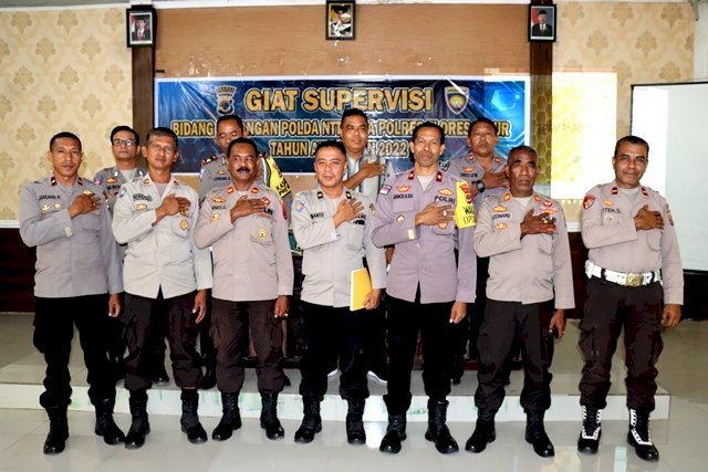 Kembali Lakukan Supervisi, Bidkeu Polda NTT Kunjungi Polres Flotim