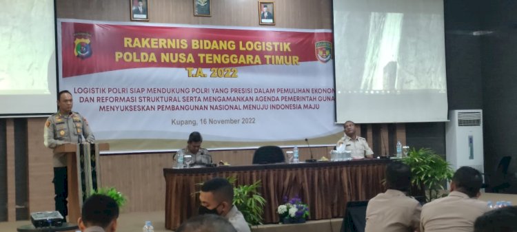 Dukung Polri Yang Presisi Dalam Pemulihan Ekonomi dan Reformasi Struktural, Birologistik Polda NTT Selenggarakan Rakernis Bidang Log