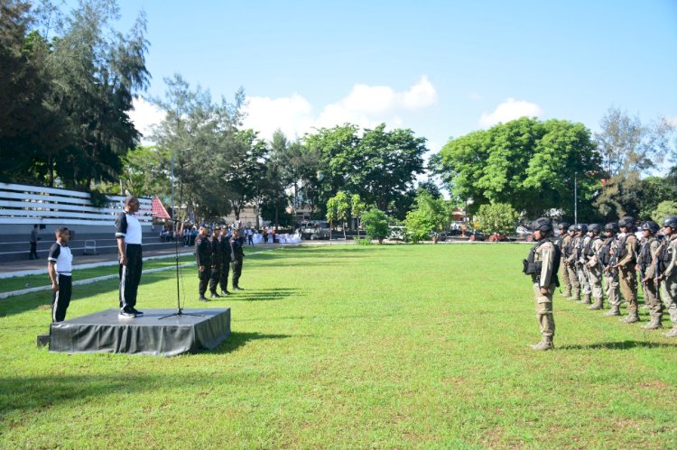 1 Kompi Brimob Disiapkan untuk Ditugaskan di Papua, Kapolda NTT : Ini Merupakan Suatu Kepercayaan