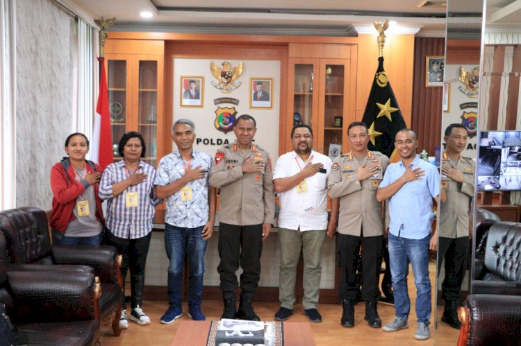 Tingkatkan Kerja Sama, Kapolda NTT Terima Kunjungan Pemred Timor Expres