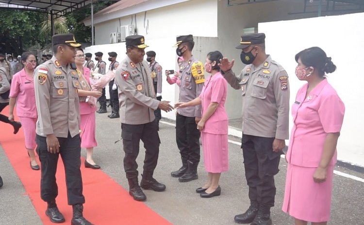 Beri Motivasi Kepada Anggota, Kapolda NTT Kunjungi Mapolres Belu