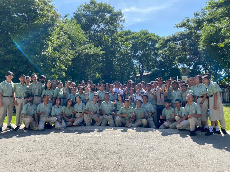 Kunker di Belu, Kapolda NTT Gelar Safari Kamtibmas ke SMA Katholik Surya Arambua