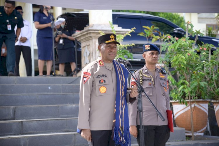 Pimpin Apel Kesadaran Pemkab Sumba Barat, Kapolda NTT : Sinergitas dan Kolaborasi Menjadi Simbol Cerminan Negara Hadir Ditengah Masyarakat